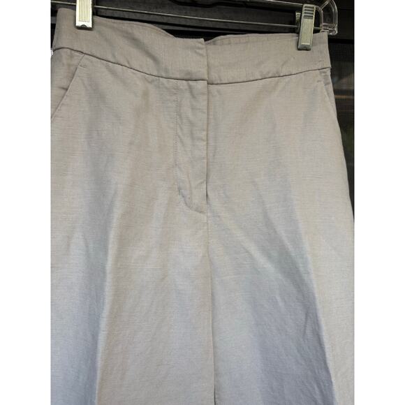 Aritzia Wilfred The Limitless Cropped Cruise Linen Wide Leg Flat Front Pant - 00 - Picture 5 of 10